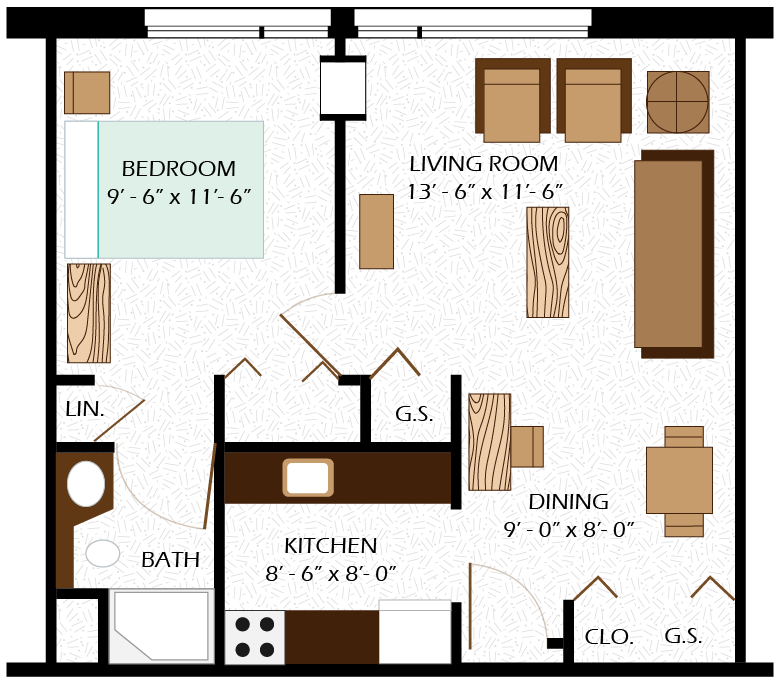 deFreese Room Layout